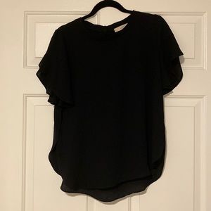 Loft Black Blouse